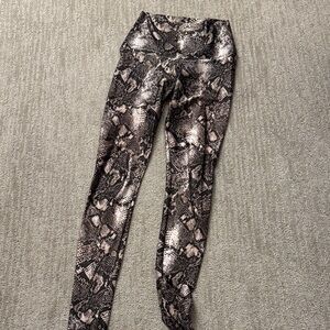 Emily Hsu Designs Snake Print Leggings
